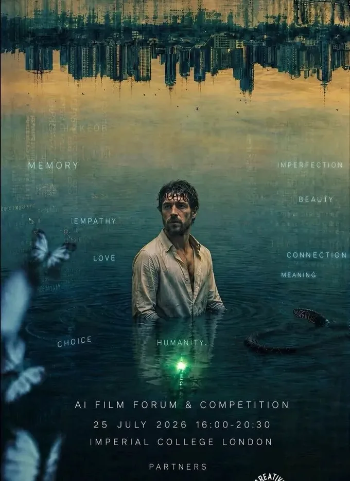 IPVISE AI Film Competition poster — Your Vision of the AI Era